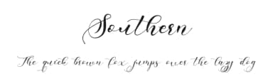 Southern by Yumna Family — Script Handwritten Font — thumbnail 1