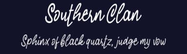 Southern Clan by Ikiiko Type — Script Handwritten Font — thumbnail 2