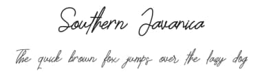 Southern Javanica by wisto studio — Script Handwritten Font — thumbnail 1