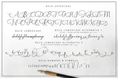 Southfall Font by Creativeqube Design — Script Handwritten Font — thumbnail 9