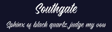 Southgate by Nyalaapi — Script Handwritten Font — thumbnail 2