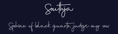 Southja by Amin Mustofa — Script Handwritten Font — thumbnail 2