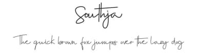 Southja by Amin Mustofa — Script Handwritten Font — thumbnail 1