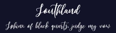 Southland by Bearytype — Script Handwritten Font — thumbnail 2