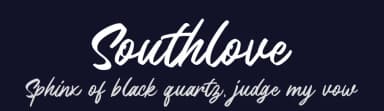 Southlove by Fontherapy — Script Handwritten Font — thumbnail 2