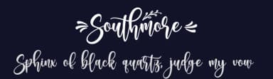 Southmore by Riyadh Rahman — Script Handwritten Font — thumbnail 2