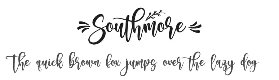 Southmore by Riyadh Rahman — Script Handwritten Font