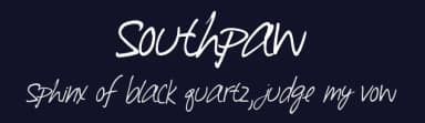 Southpaw by Tyler Finck — Script Handwritten Font — thumbnail 2