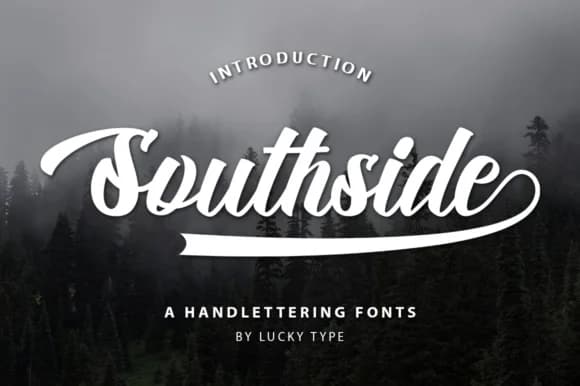 Southside Script Font by luckytype.font — Script Handwritten Font — preview 1
