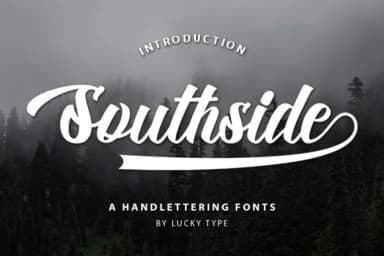 Southside Script Font by luckytype.font — Script Handwritten Font — thumbnail 1