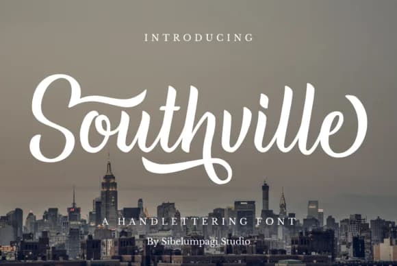 Southville Font by Sibelumpagi Studio — Script Handwritten Font