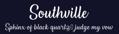 Southville by Sibelumpagi — Script Handwritten Font — thumbnail 2