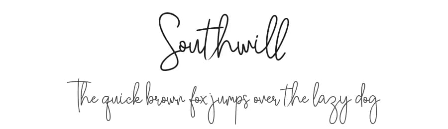 Southwill by Bluestype Studio — Script Handwritten Font