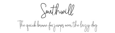 Southwill by Bluestype Studio — Script Handwritten Font — thumbnail 1