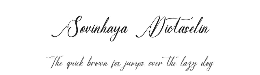 Sovinhaya Dictaselin by Letterena Studios — Script Handwritten Font