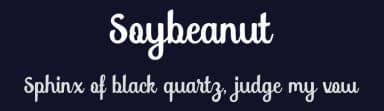 Soybeanut by FHFont — Script Handwritten Font — thumbnail 2