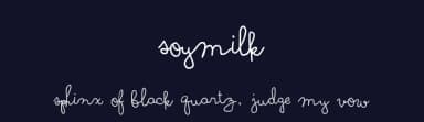 Soymilk by Denne — Script Handwritten Font — thumbnail 2