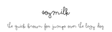 Soymilk by Denne — Script Handwritten Font — thumbnail 1