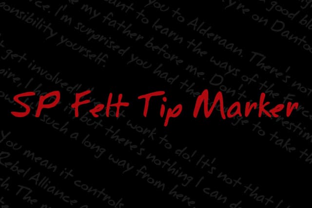 SP Felt Tip Marker Font by sizzleprint — Script Handwritten Font