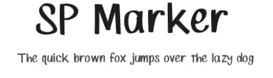 SP Marker by Sizzleprint — Script Handwritten Font — thumbnail 1