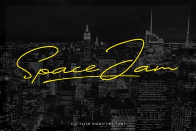 Space Jam Font by Pasha Larin — Script Handwritten Font — thumbnail 1