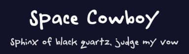 Space Cowboy by SnailFonts — Script Handwritten Font — thumbnail 2