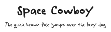 Space Cowboy by SnailFonts — Script Handwritten Font — thumbnail 1