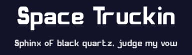 Space Truckin by weknow — Sans Serif Font — thumbnail 2