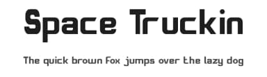 Space Truckin by weknow — Sans Serif Font — thumbnail 1