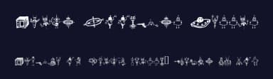 Space Woozies Extras by Omega Font Labs — Dingbats Font — thumbnail 2