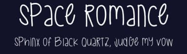 Space Romance by Des Gomez — Script Handwritten Font — thumbnail 2