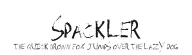 Spackler by Xerographer Fonts — Script Handwritten Font — thumbnail 1