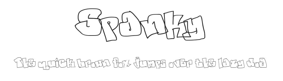 Spanky by iQ — Script Handwritten Font