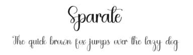 Sparate by FreshtypeINK — Script Handwritten Font — thumbnail 1
