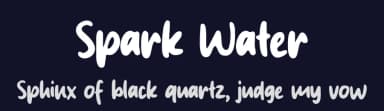 Spark Water by MJType — Script Handwritten Font — thumbnail 2