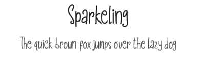 Sparkeling by Denny Sutanto — Script Handwritten Font — thumbnail 1