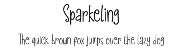 Sparkeling by Denny Sutanto — Script Handwritten Font