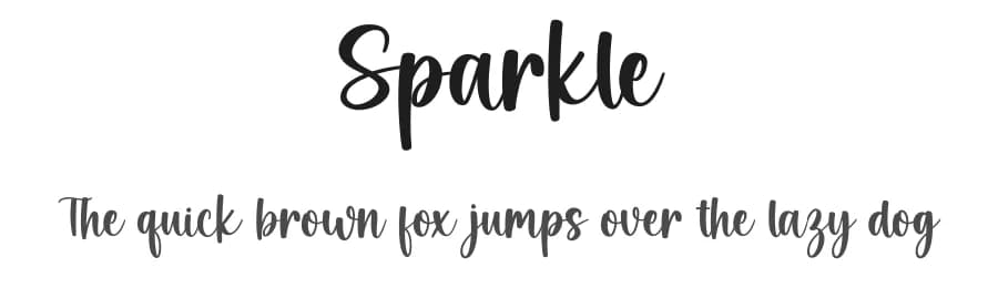 Sparkle by Graphix Line Studio — Script Handwritten Font