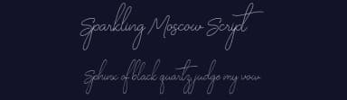 Sparkling Moscow Script by Sensatype Studio — Script Handwritten Font — thumbnail 2