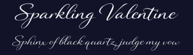 Sparkling Valentine by Cat.B — Script Handwritten Font — thumbnail 2