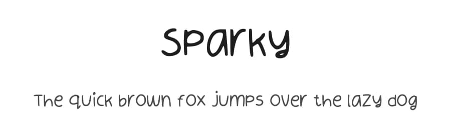 Sparky by Moonshine Joa — Script Handwritten Font
