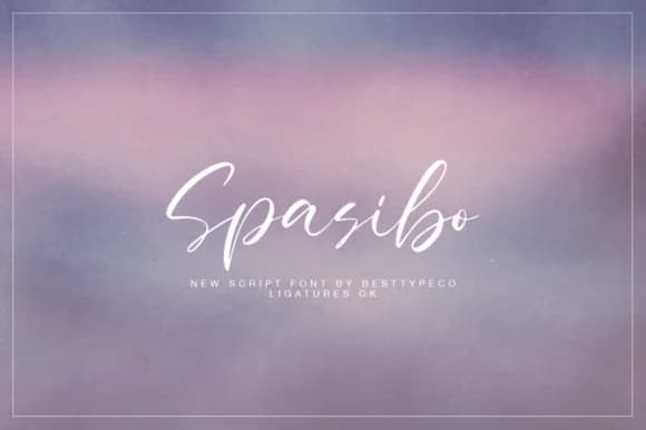Spasibo Font by BennyDesigns — Script Handwritten Font