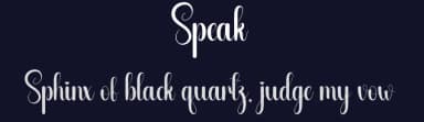 Speak by Andi Moz — Script Handwritten Font — thumbnail 2