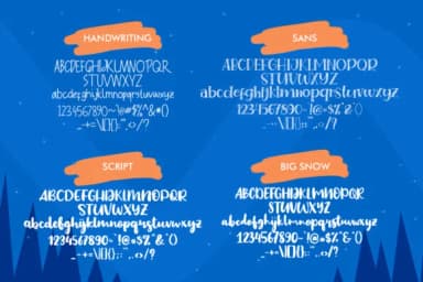 Special Winter Family Font by Khurasan — Script Handwritten Font — thumbnail 9