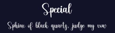 Special by FreshtypeINK — Script Handwritten Font — thumbnail 2