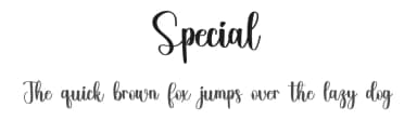 Special by FreshtypeINK — Script Handwritten Font — thumbnail 1