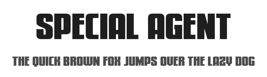 Special Agent by Iconian Fonts — Sans Serif Font
