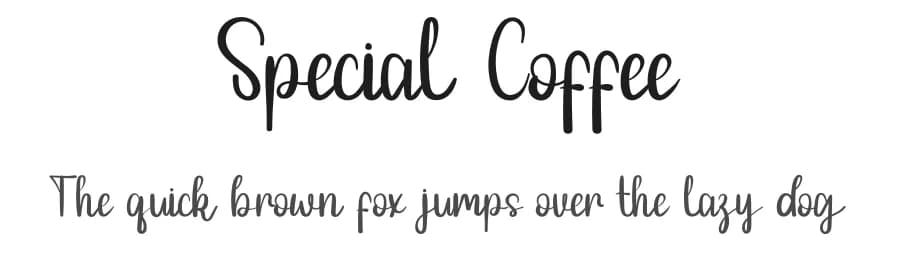Special Coffee by Inermedia Studio — Script Handwritten Font