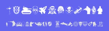 Special Forces by Woodcutter — Dingbats Font — thumbnail 3
