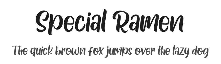 Special Ramen by Andrimada Creative — Script Handwritten Font